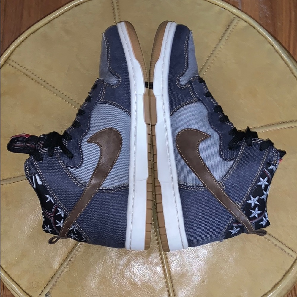 (S ⛔️ L D)‼️ Nike Dunk CMFT Denim Shoes... - Picture 4 of 9
